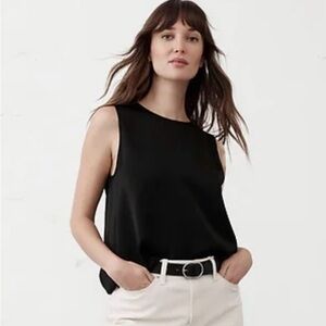 Banana Republic Black Sleeveless Tank Top